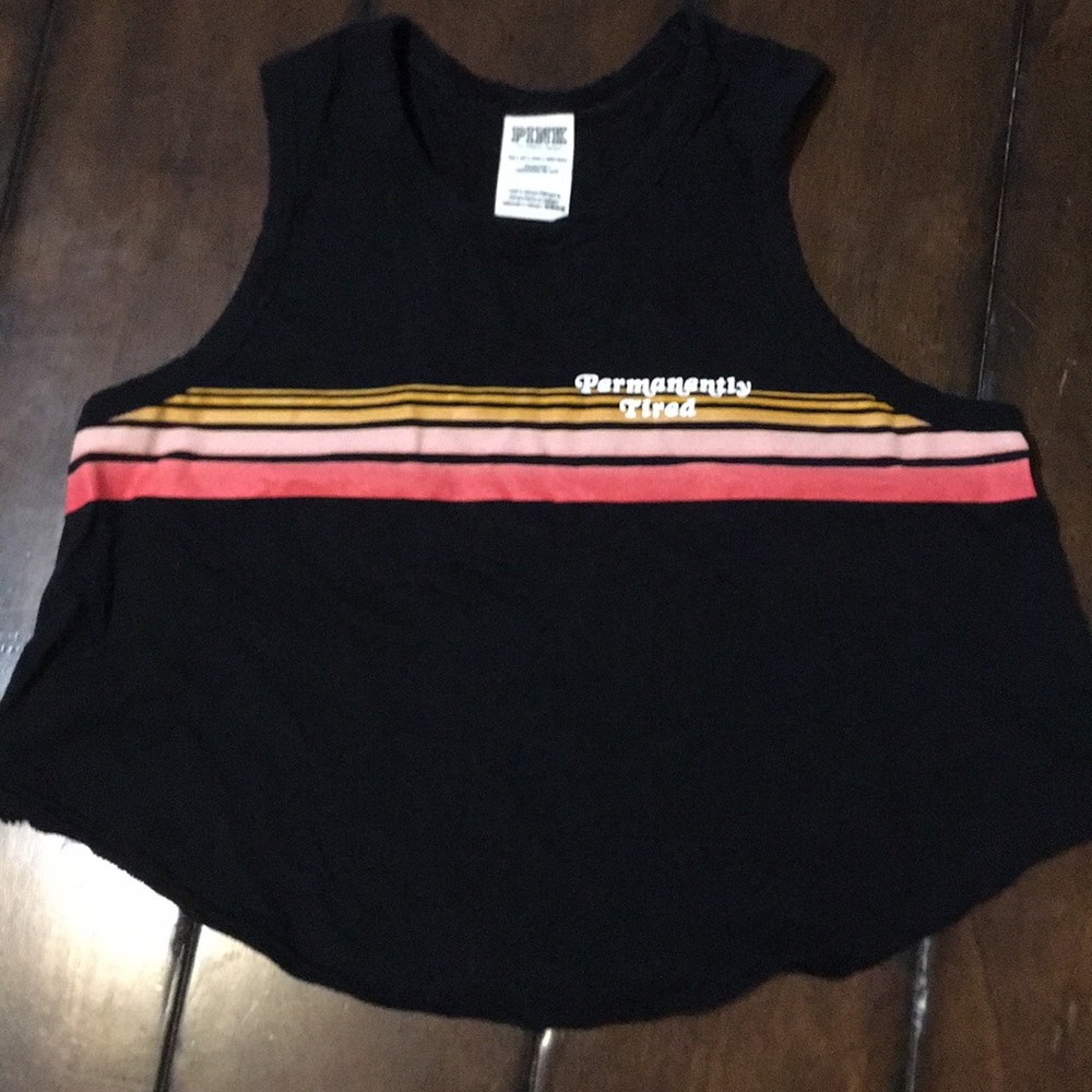 Pink VS crop top
